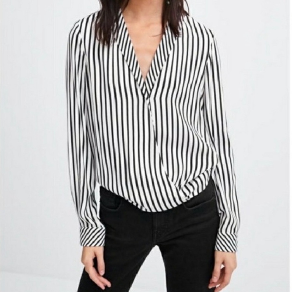Zara TRF Collection Stripe Shirt